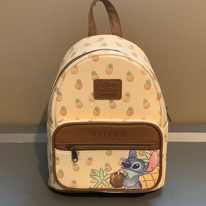 Loungefly NWOT Stitch Exclusive Ohana Means Family Mini Backpack